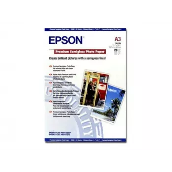 Epson Premium Semigloss nuotraukų popierius, A3, 251 g/m², 20 lapų