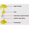 Mechaninių klavišų jungiklių rinkinys Keychron Gateron Cap V2 Golden-Yellow G32 – 110 vnt.