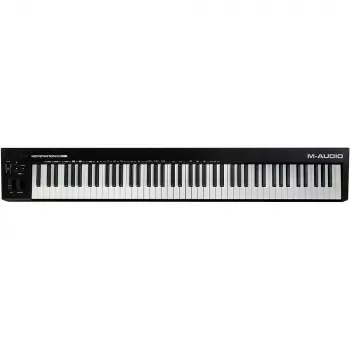 M-AUDIO Keystation 88 MK3 MIDI klaviatūra 88 klavišų USB juoda, balta