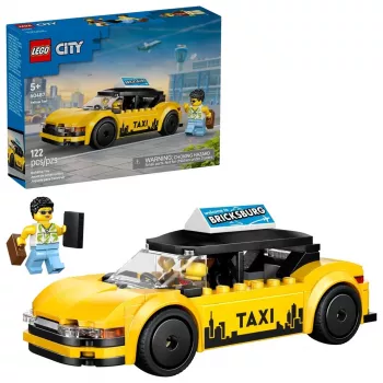 LEGO CITY 60487 Geltonas taksi