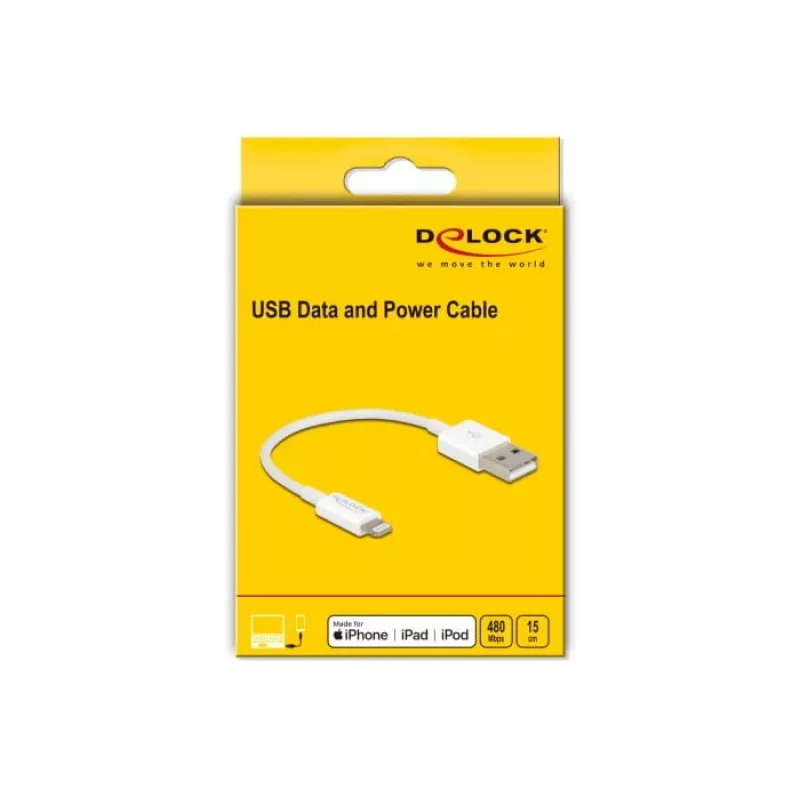 USB duomenų ir įkrovimo laidas DeLOCK 83001
