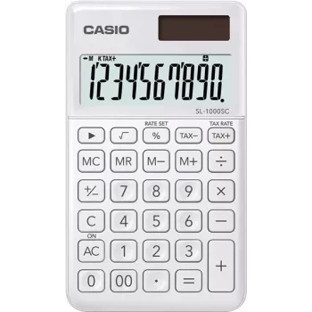 Stalinis skaičiuotuvas Casio MS-8E juoda pilka oranžinė