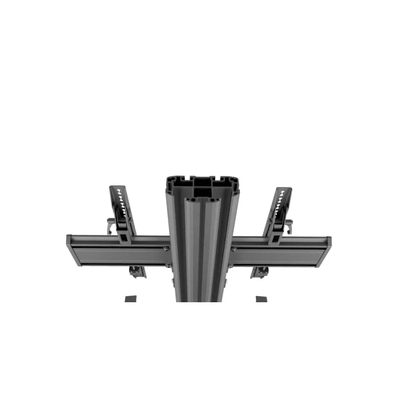 Mobilus TV vežimėlis EDBAK TRE100 42–75 colių ekranams, max apkrova 70 kg, juodas