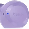 Belaidės ausinės Belkin SoundForm Bolt levandų spalvos