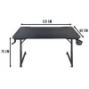 Kompiuterinis stalas Subsonic SA5706 juodas tiesus PVC 120x60 cm