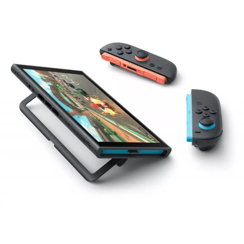 Nintendo Switch 2, juoda, analoginis / skaitmeninis, D-Pad, Home mygtukas, Meniu mygtukas, Maitinimo mygtukas, LCD