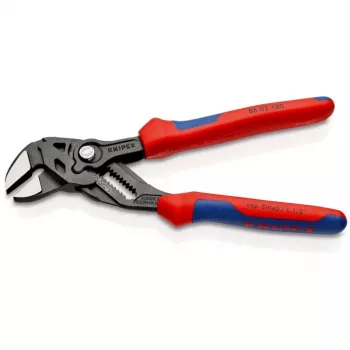 Kombinuotos replės Knipex 86 02 180, maksimalus veržlės dydis 4 cm