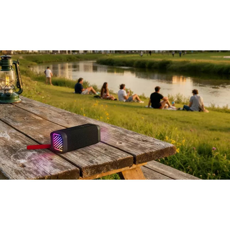 Nešiojama 2.1 garsiakalbių sistema Philips TAS2000B/00 Juoda, 10 W RMS, 4,8 cm tvarkyklės, Bluetooth, IPX5