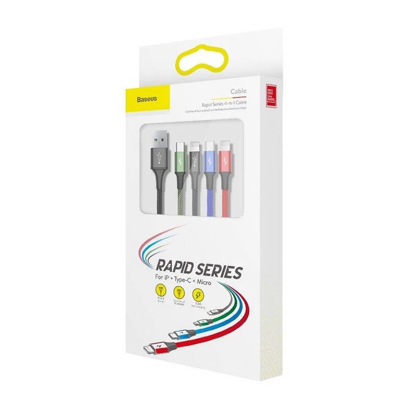 Mobiliojo telefono laidas Baseus KB2L435A12BK