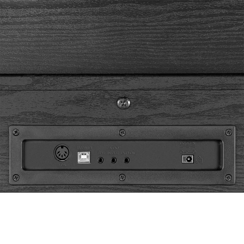 Skaitmeninis pianinas Kruger & Matz KMDP-45-BK – 88 klavišų svertiniai klavišai, matinė juoda