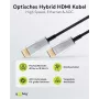 Goobay 65566 HDMI laidas 10 m HDMI A tipo (standartinis) juodas - sidabrinis (65566)