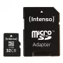 INTENSO atminties kortelė MICRO SDHC 32GB C10 su adapteriu 3413480