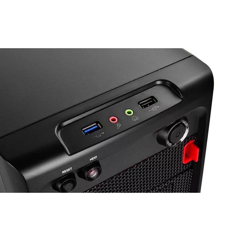 Korpusas DeepCool DP-MATX-SMTR micro ATX juodas
