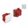 Mygtukinis jungiklis DELOCK Easy 45 1P baltas, 250 V AC, 10 A, 45×45×37 mm