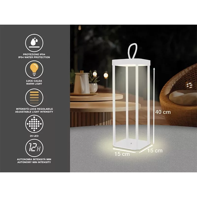 Įkraunamas žibintas Beper P207ILI101 – nešiojamas LED žibintas su baterija
