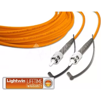 Lightwin aukštos kokybės viengyslis LWL šuoliukas, MM OM1, ST - ST (LSP-62 ST-ST 20.0)