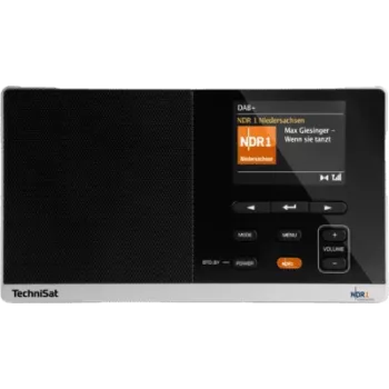 Nešiojamas DAB radijas TECHNISAT Digitradio 215 NDR 1 Dabbi Edition, juodas/sidabrinis