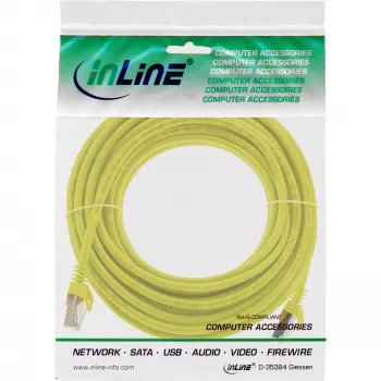 InLine Patch Laidas SF/UTP Cat.5e geltonas 5m