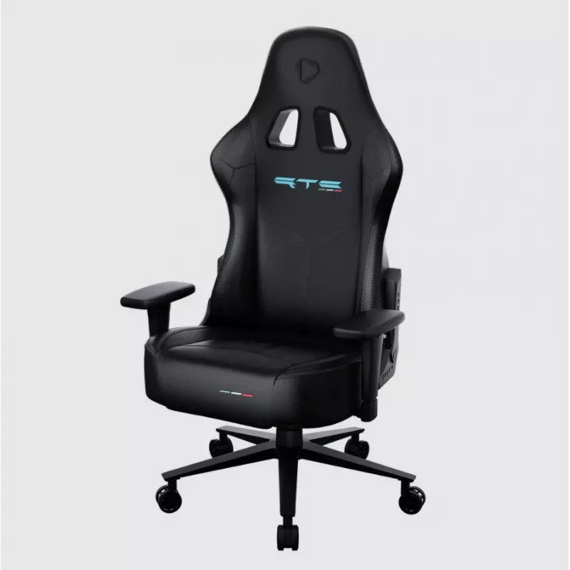 Žaidimų kėdė Onex RTC Embrace Hardcore Black – ergonomiškas dizainas, reguliuojamas aukštis ir atlošimas
