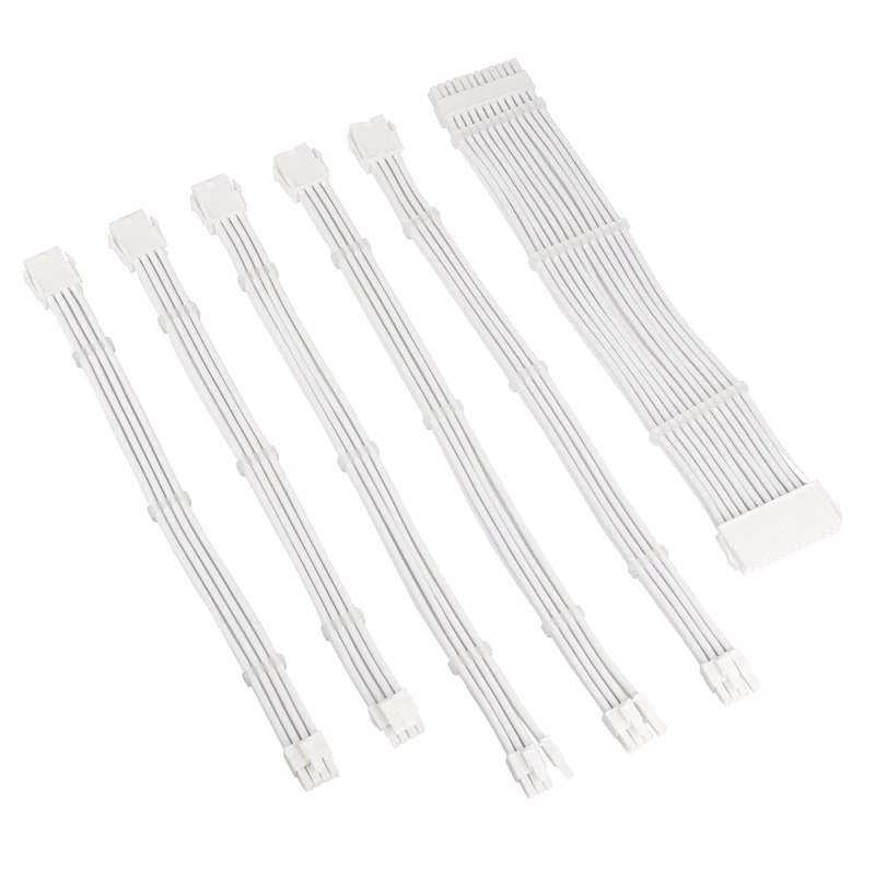 Ilginimo laidų rinkinys Kolink Core Adept White