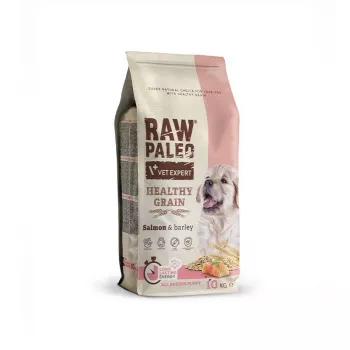 VETEXPERT Raw Paleo Healthy Grain Puppy Salmon & Barley sausas ėdalas šuniukams, 10 kg