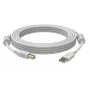 USB kabelis Vision 5m USB 2.0 A-B baltas
