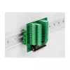 DeLOCK D-Sub HD 44 kontaktų moteriškas adapteris į gnybtų bloką DIN bėgiui 84mm x 86mm x 30mm