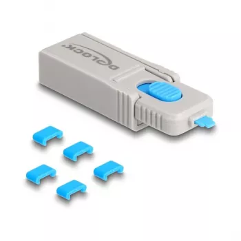 USB Type-C prievadų blokavimo rinkinys DeLOCK 20926 5 vnt. + įrankis