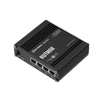 Teltonika RUTM08 laidinis maršrutizatorius Gigabit Ethernet juodas