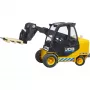 Žaislinis šakinis krautuvas BRUDER JCB Teletruk – ABS, nuo 3 metų, juodai geltonas
