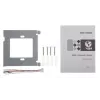 Vaizdo domofonas Hikvision DS-KH8350-TE1 7 colių IPS jutiklinis ekranas, PoE, SIP, MicroSD lizdas, 1024×600, Aliumininis korpusas, Juoda