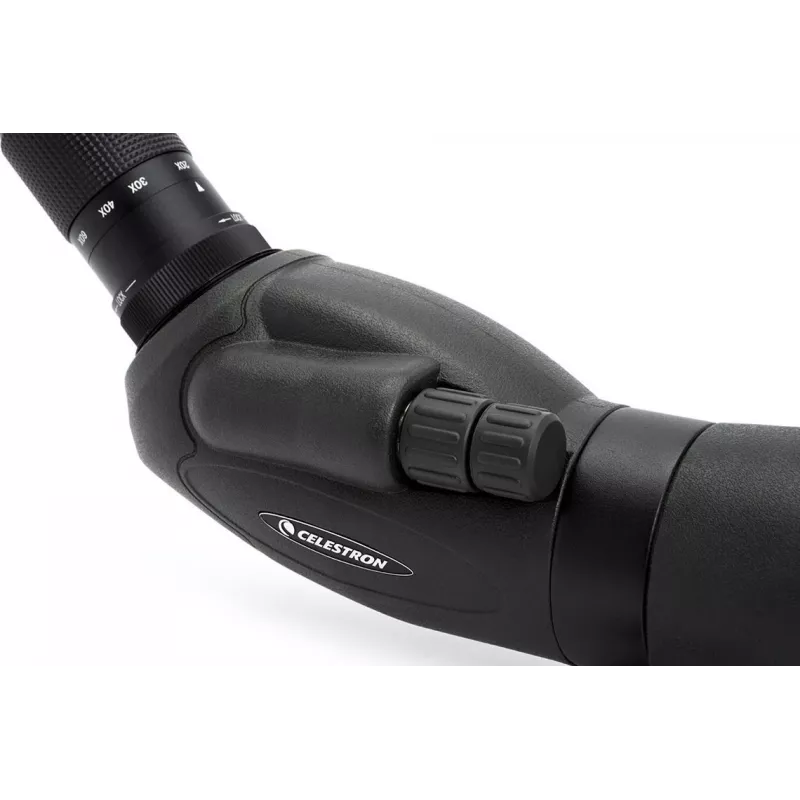 Celestron TrailSeeker 80-45 laipsnių žiūroninis teleskopas 60x BaK-4 juodas