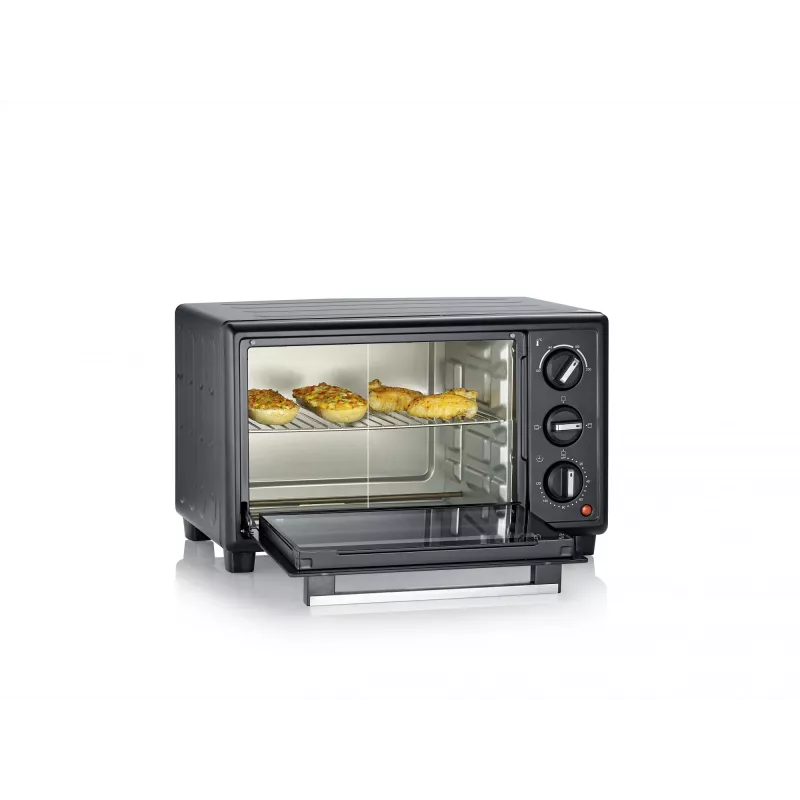 Elektrinė mini orkaitė SEVERIN TO 2078 – 20 l, 1600 W, juoda