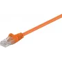 Goobay Cat6 tinklo laidas 0,5 m, 2×RJ-45, oranžinis