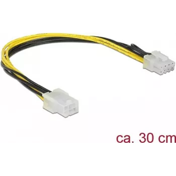 Vidinis maitinimo laidas DeLOCK 85535 0,3 m PCI-E 6 kontaktų į 8 kontaktų