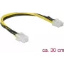 Vidinis maitinimo laidas DeLOCK 85535 0,3 m PCI-E 6 kontaktų į 8 kontaktų
