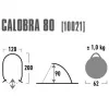 Palapinė High Peak Calobra 80 – pilka, 2000×1200×900 mm, poliesterio grindys, stiklo pluošto strypai