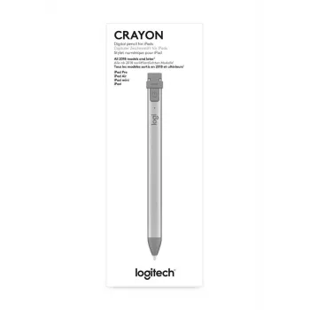 Logitech Crayon – Skaitmeninis rašiklis Apple iPad (Lightning, Pilka)