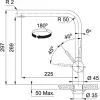 Baterija virtuvinė FRANKE Atlas Neo Swivel Side HP SS Version