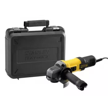 Šlifuoklis kampinis 125 mm, 850 W, su dėklu STANLEY
