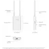 TP-Link Omada EAP603-Outdoor belaidis prieigos taškas 1800 Mbit/s baltas, PoE