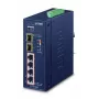 PLANET IGS-624HPT tinklo jungiklis nevaldomas Gigabit Ethernet (10/100/1000) PoE mėlynas