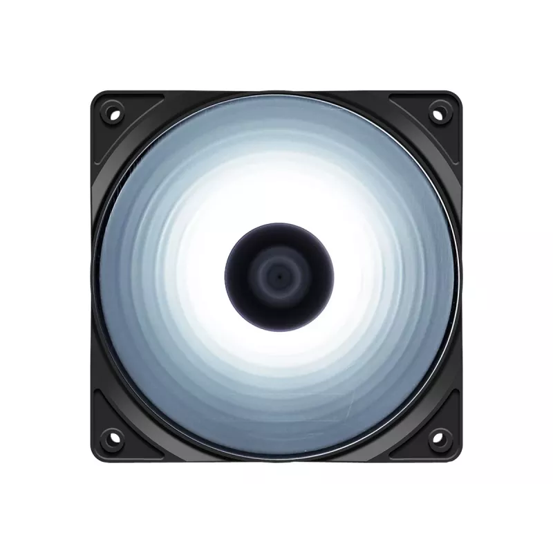 DeepCool RF120W 120 mm ventiliatorius — 1300 RPM, 1.32 mmH2O, peršviečiamai juodas