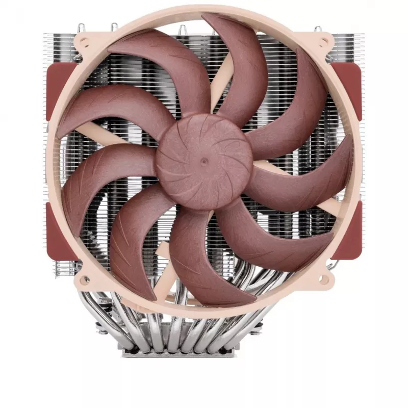 Oro aušintuvas Noctua NH-D15 G2 – dviejų 140 mm ventiliatorių procesoriaus aušintuvas, varinis, 12 V, 1500 RPM maks., tinka LGA 1150/1151/1155/1156/1200/1700 ir AM4/AM5