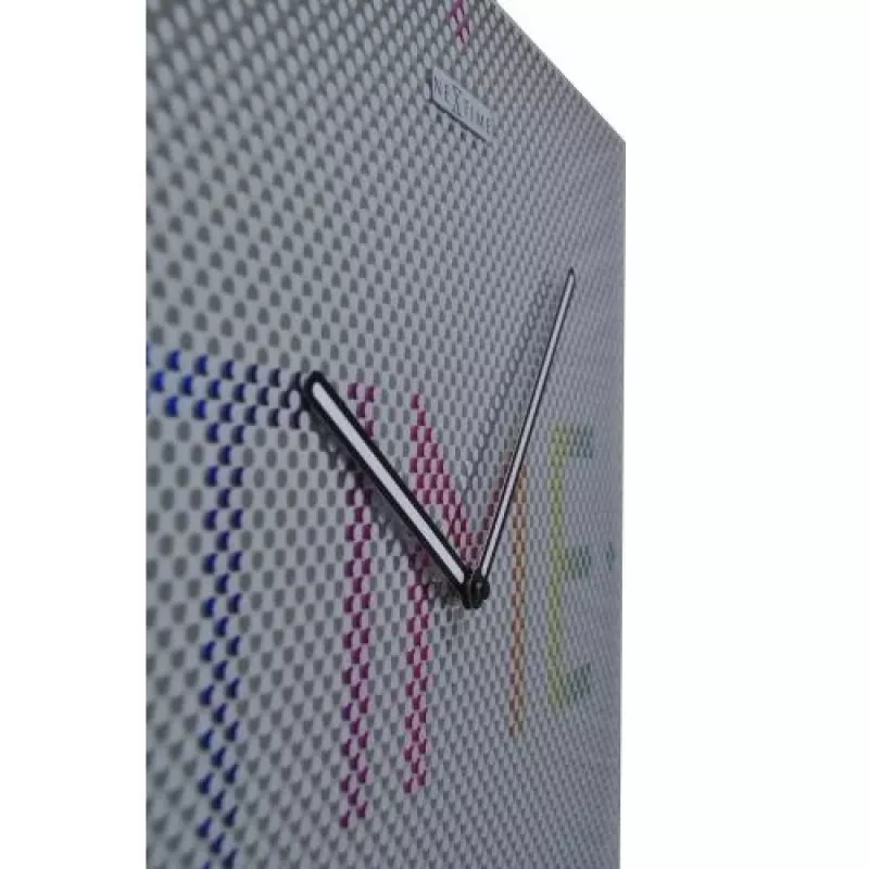 NeXtime klok 8165 Mistery - Time, 43x43 cm, sieninis, metalinis