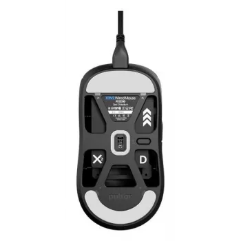 Pulsar PX2221D juoda optinė USB pelė X2/MEDIUM