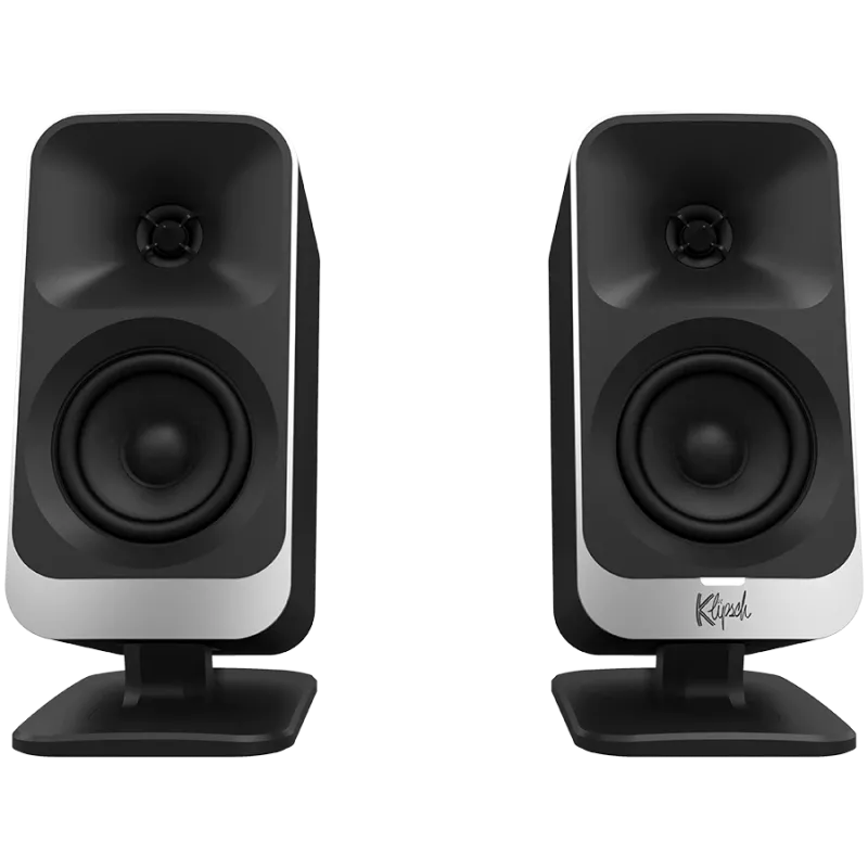 Kolonėlės KLIPSCH ProMedia Lumina Black – stalinė daugialypės terpės garsiakalbių sistema