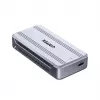 Unitek S1242AGY01-EU išorinis SSD korpusas USB4 40Gbps, M.2 NVMe, iki 8TB, aliuminis/plastikas, aktyvus aušinimas