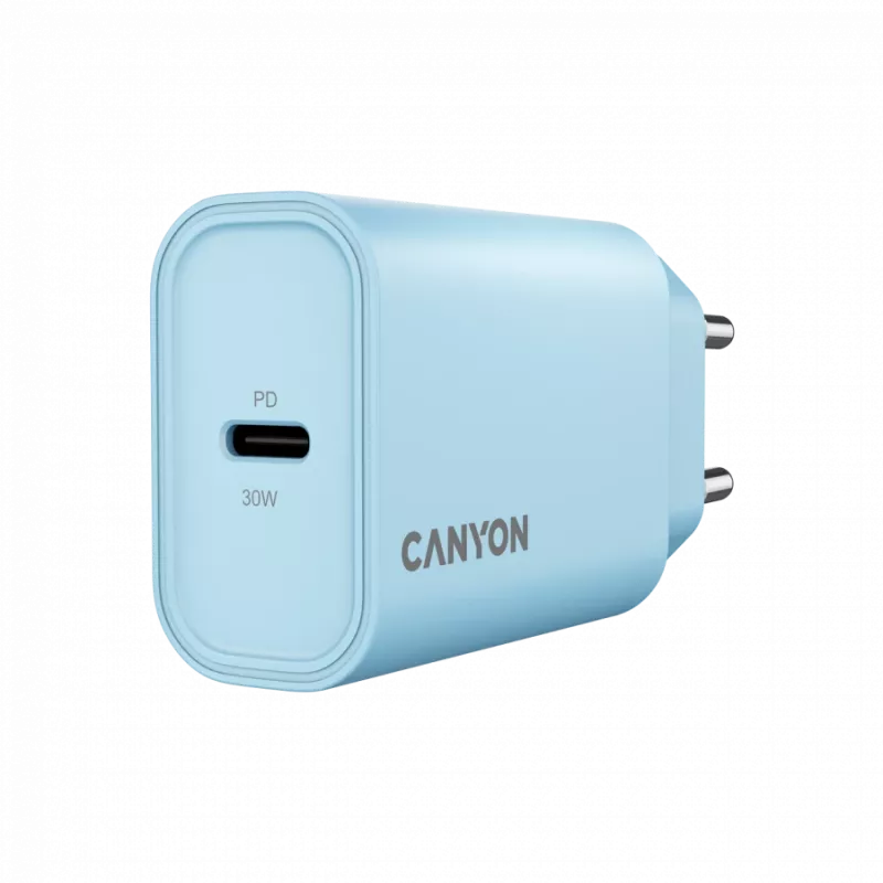 Maitinimo adapteris CANYON Charger OnCharge 30CL 30W USB-C PD 1 prievadas