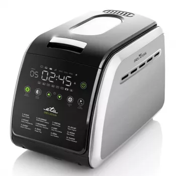 Elektrinė duonkepė ETA Delicca II 714990030, 850 W, 12 programų, juoda/nerūdijantis plienas